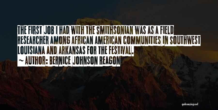 Smithsonian Quotes By Bernice Johnson Reagon