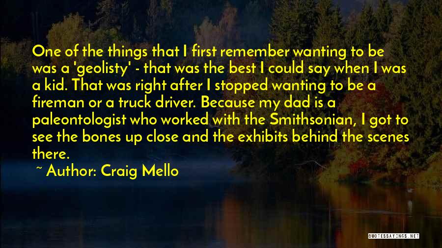 Smithsonian Quotes By Craig Mello