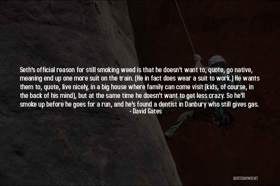 Smoke Weed Quotes By David Gates