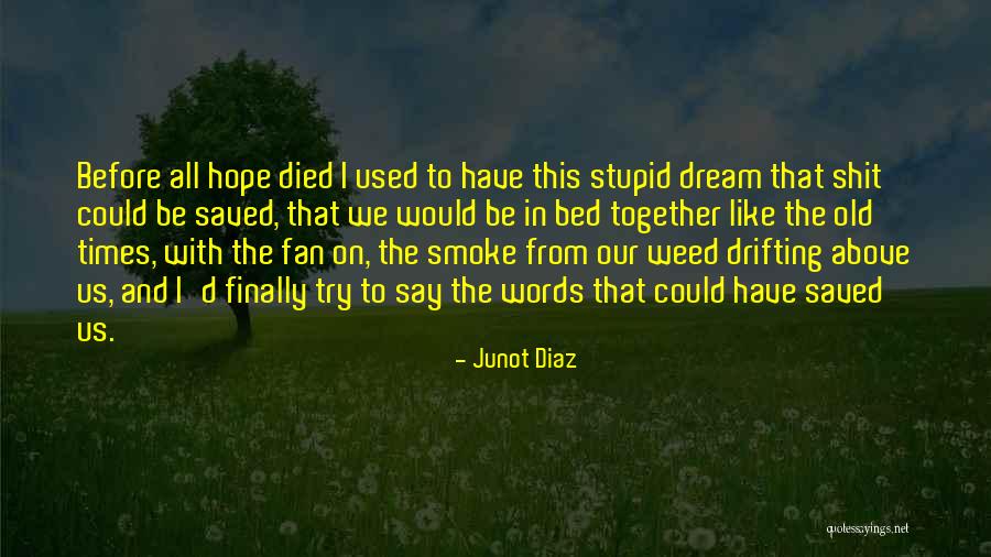 Smoke Weed Quotes By Junot Diaz