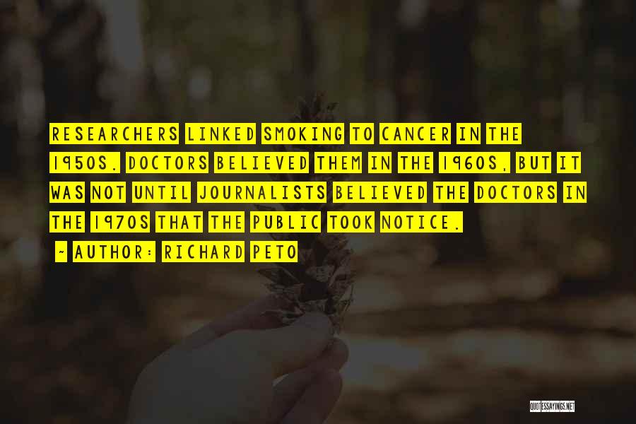 Smoking From Doctors Quotes By Richard Peto