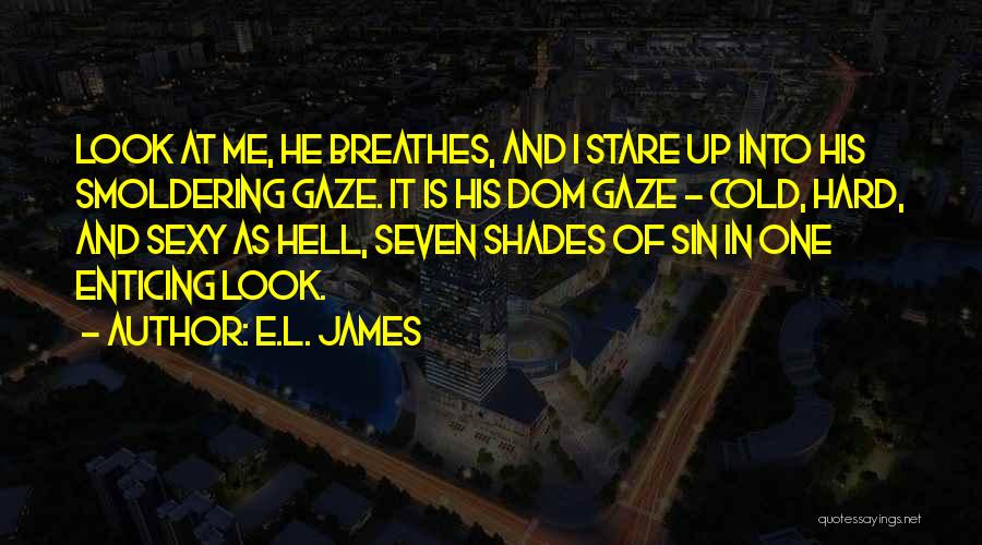 Smoldering Quotes By E.L. James