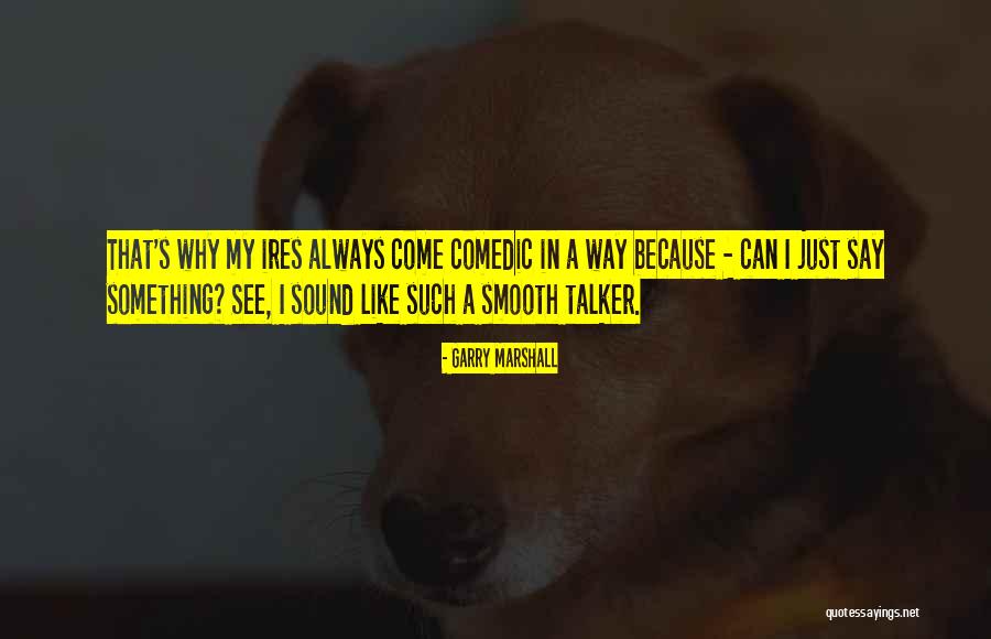 Smooth Talker Quotes By Garry Marshall Smooth Talker Quotes By Garry Marshall