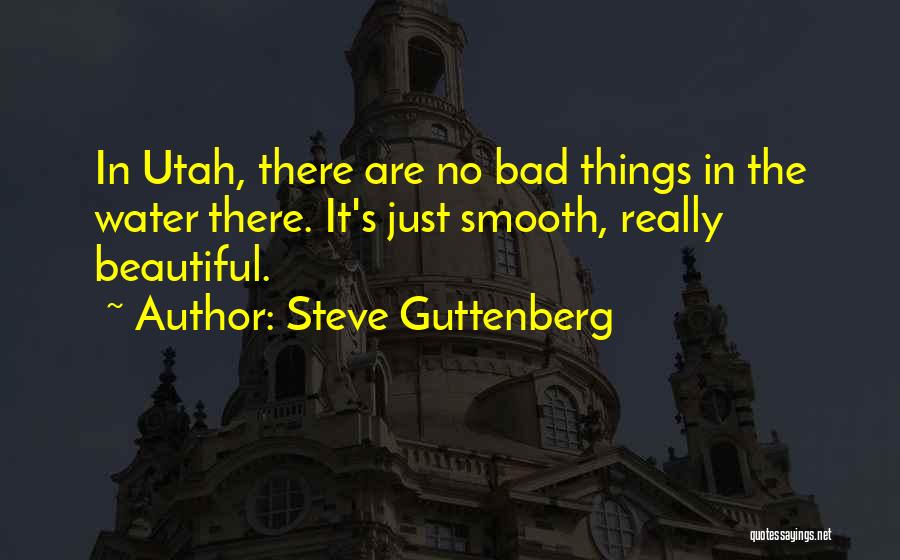 Smooth Water Quotes By Steve Guttenberg