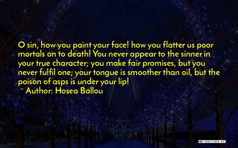 Smoother Than Quotes By Hosea Ballou