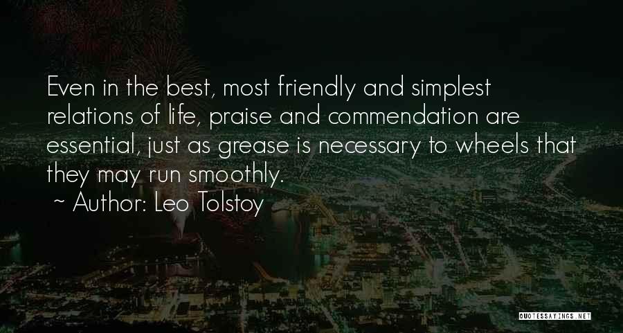 Smoothly Quotes By Leo Tolstoy