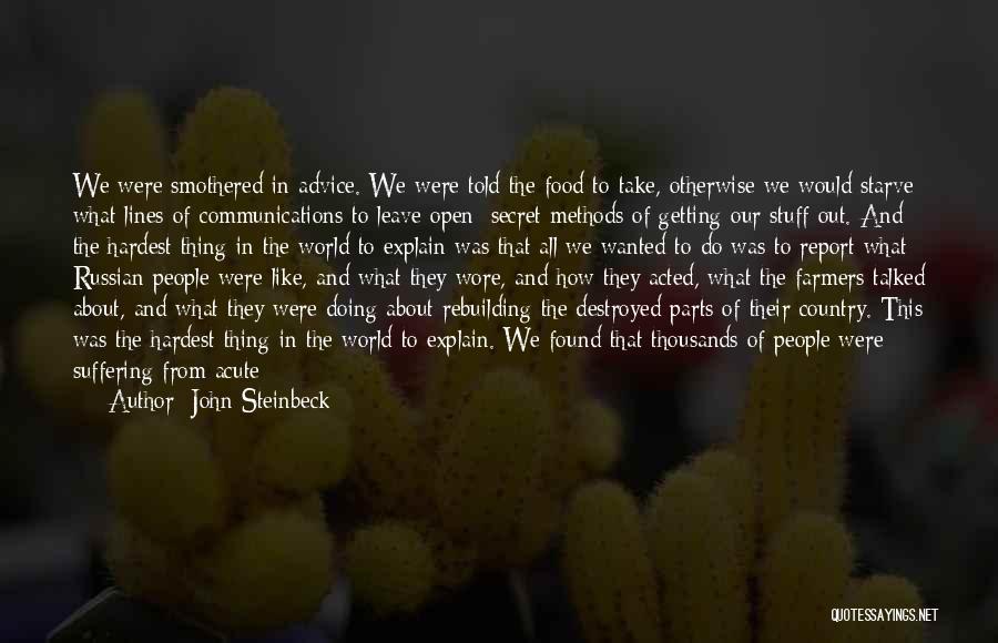 Smothered Quotes By John Steinbeck