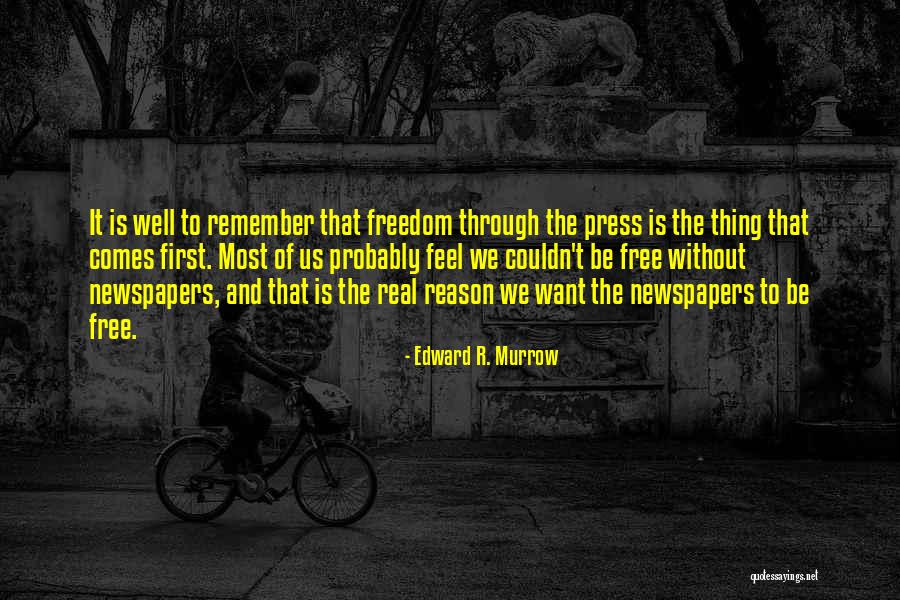 Smushed Synonym Quotes By Edward R. Murrow Smushed Synonym Quotes By Edward R. Murrow