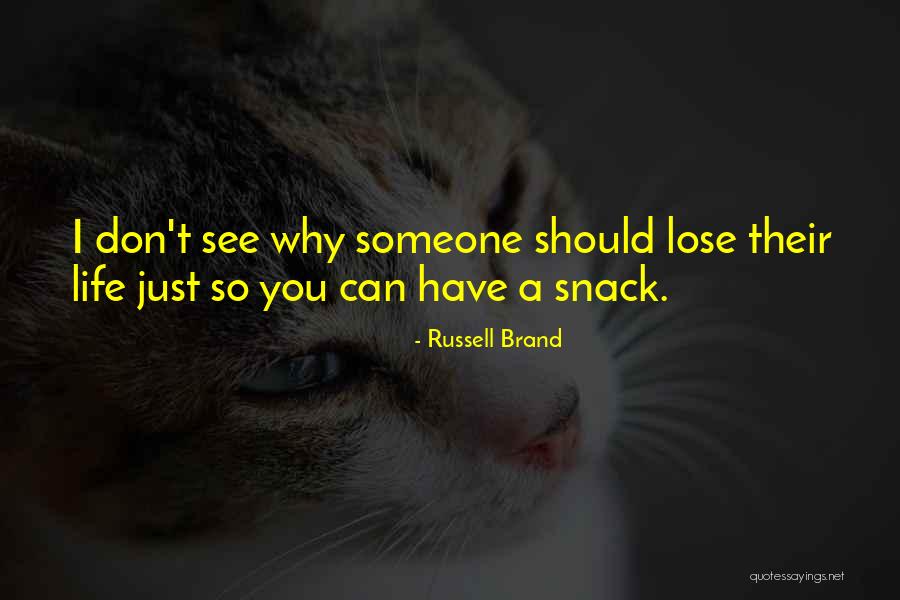 Snack Off Quotes By Russell Brand