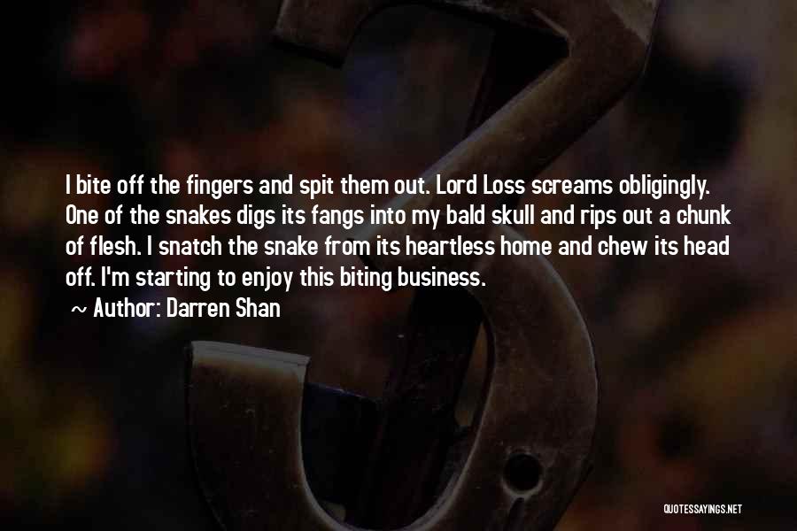Snake Bite Quotes By Darren Shan