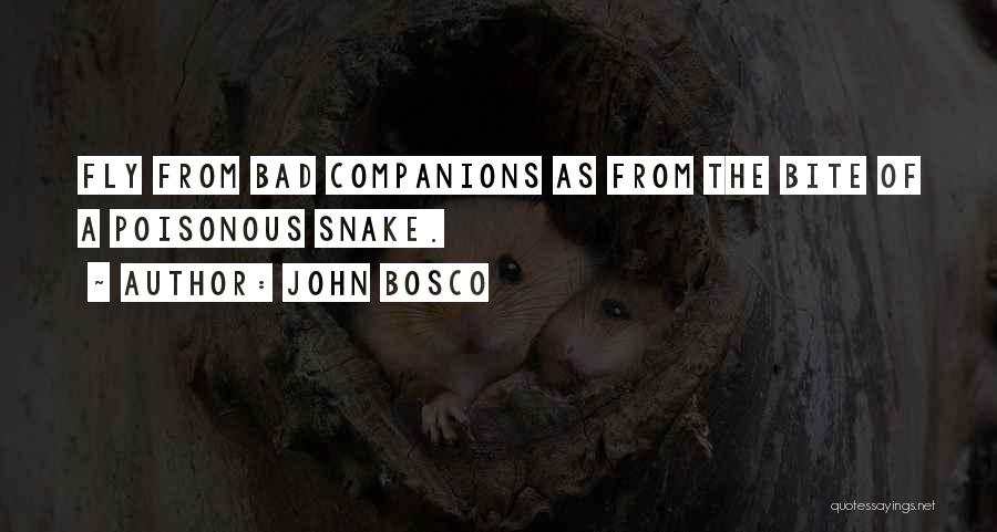 Snake Bite Quotes By John Bosco