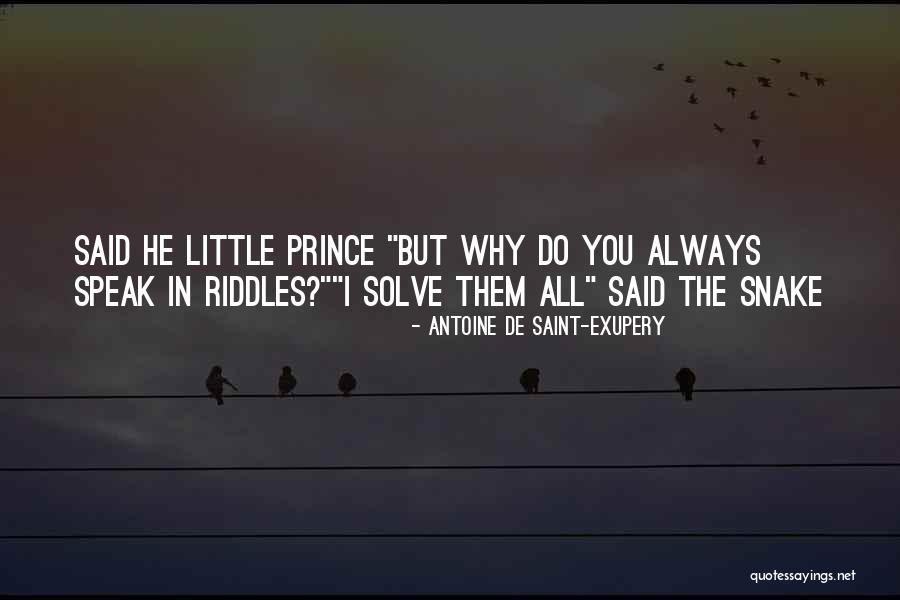 Snake Is Always A Snake Quotes By Antoine De Saint-Exupery Snake Is Always A Snake Quotes By Antoine De Saint-Exupery