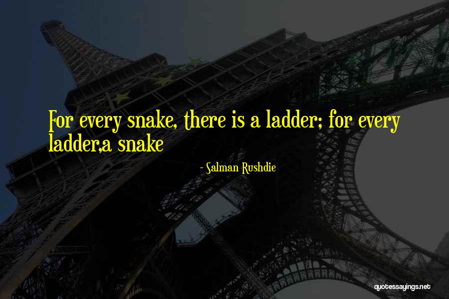 Snake Ladder Quotes By Salman Rushdie