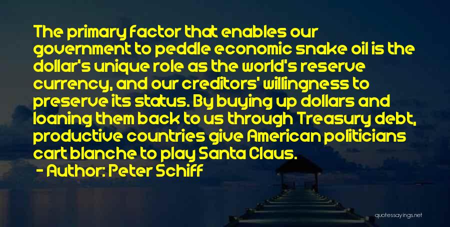 Snake Oil Quotes By Peter Schiff