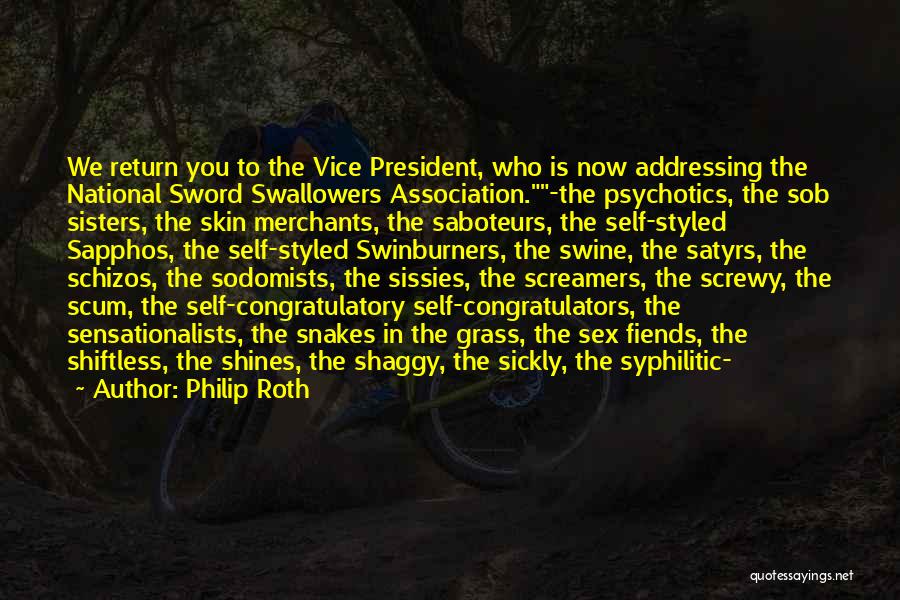 Snakes In Grass Quotes By Philip Roth