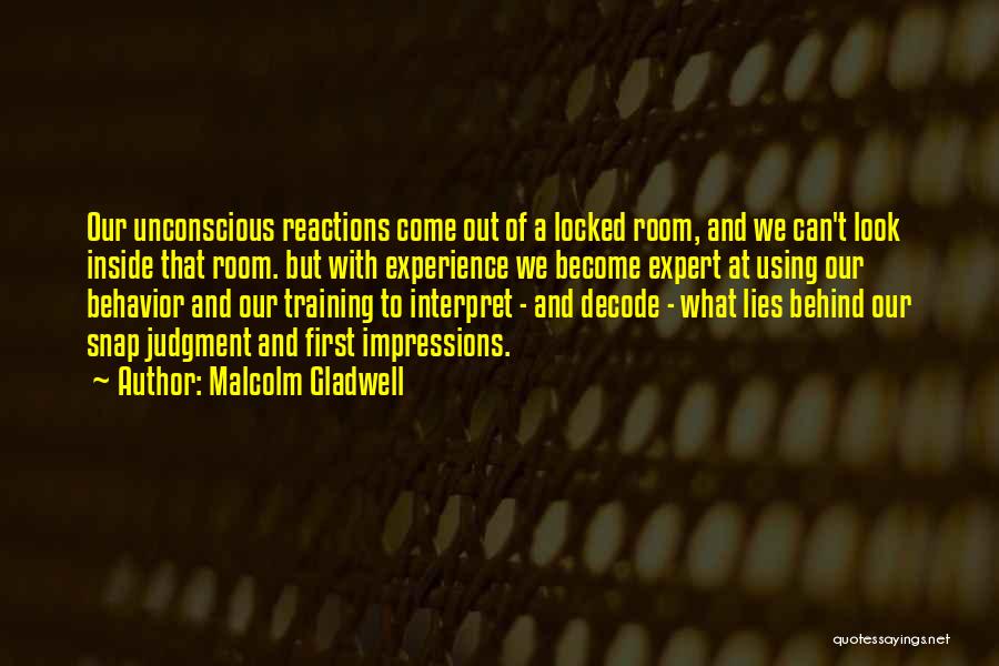 Snap Quotes By Malcolm Gladwell