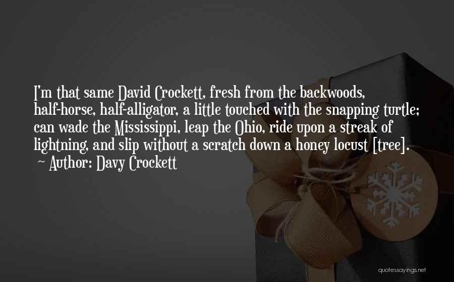 Snapping Quotes By Davy Crockett