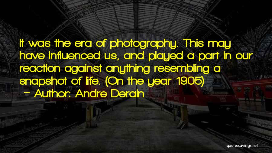 Snapshots Of Life Quotes By Andre Derain