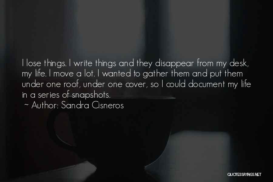 Snapshots Of Life Quotes By Sandra Cisneros