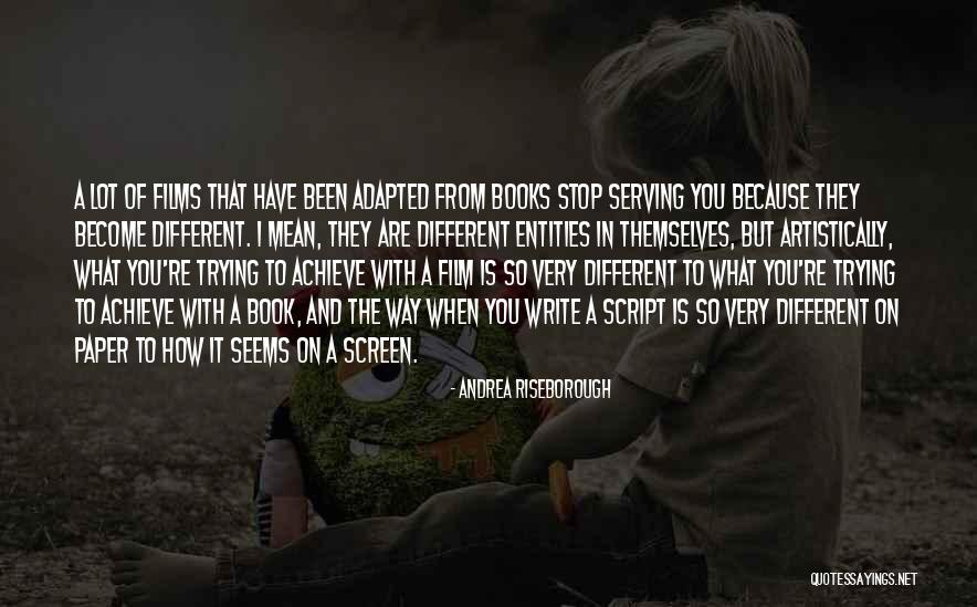 Snapy Quotes By Andrea Riseborough