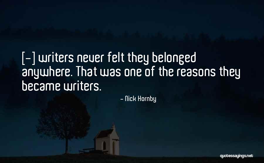 Snapy Quotes By Nick Hornby