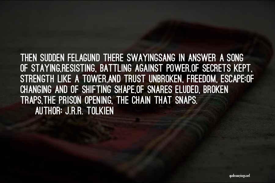 Snares Quotes By J.R.R. Tolkien