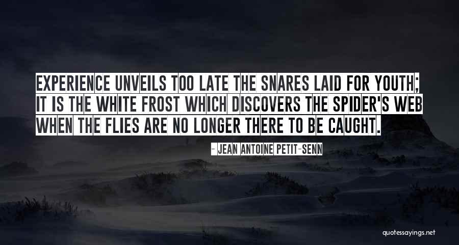 Snares Quotes By Jean Antoine Petit-Senn