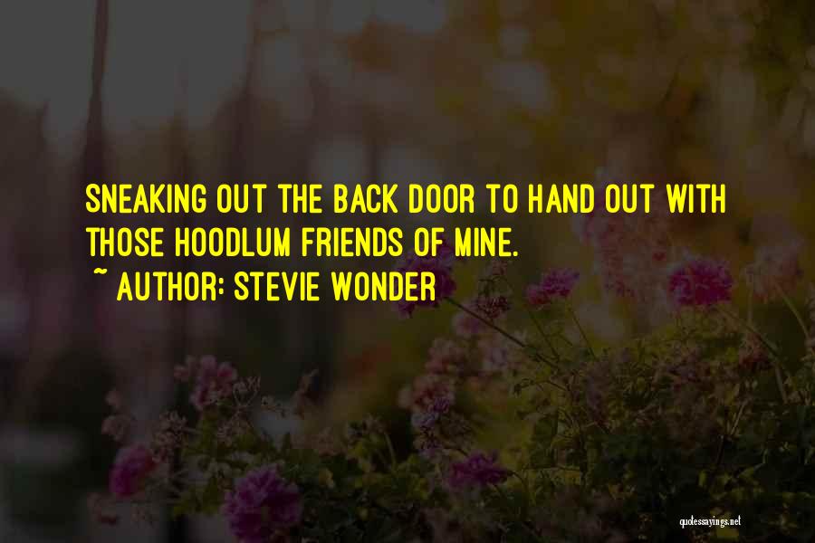 Sneaking Out Quotes By Stevie Wonder