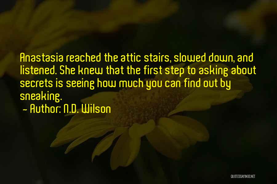 Sneaking Quotes By N.D. Wilson