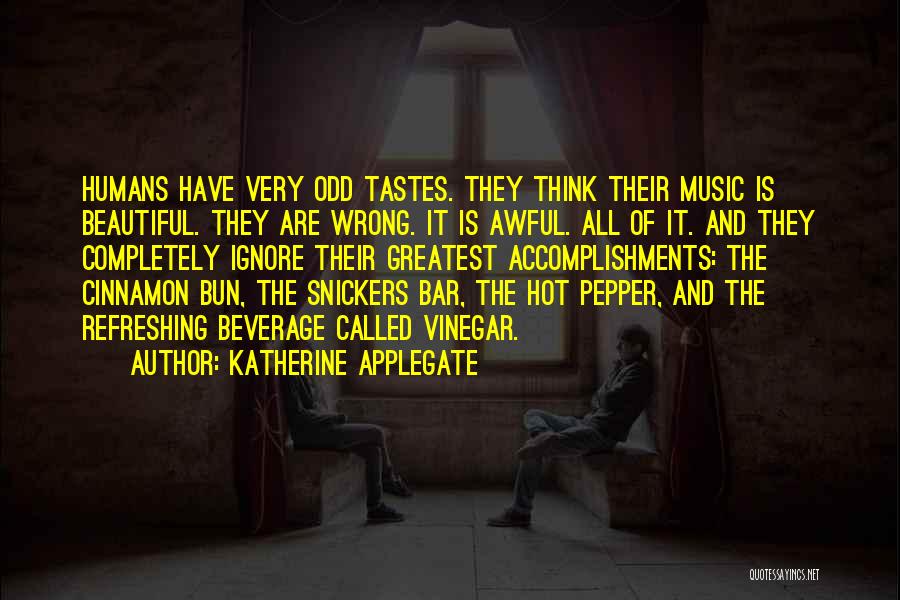 Snickers Bar Quotes By Katherine Applegate