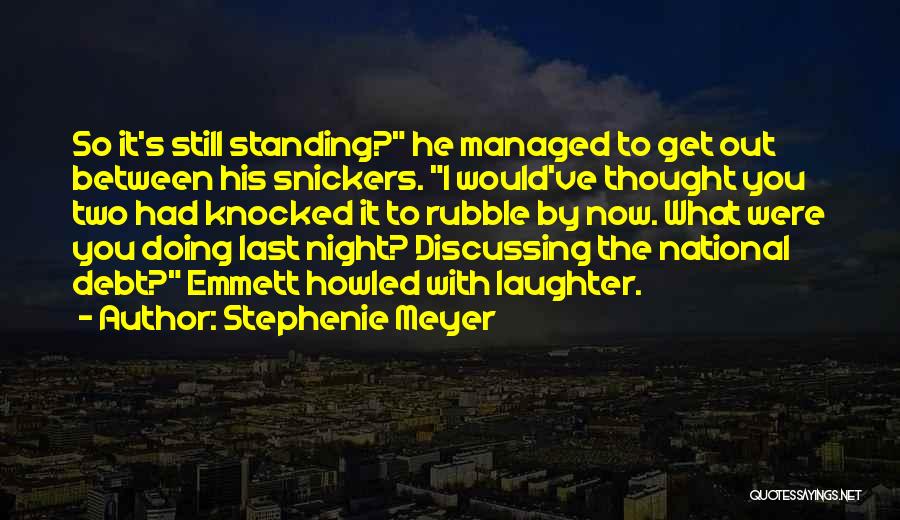 Snickers Quotes By Stephenie Meyer