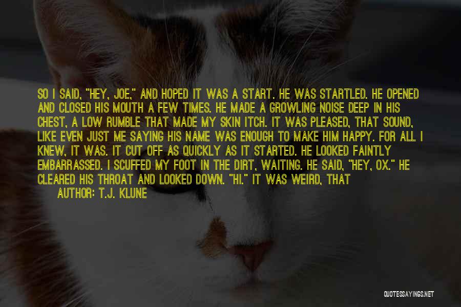 Sniffing Quotes By T.J. Klune