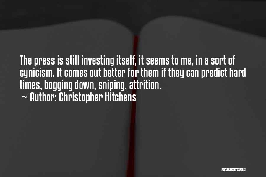 Sniping Quotes By Christopher Hitchens