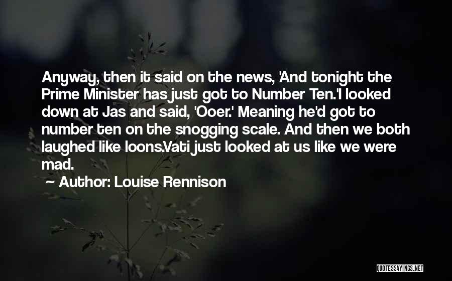 Snogging Quotes By Louise Rennison