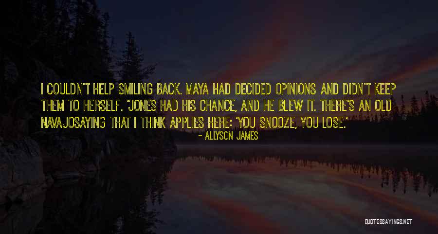 Snooze Quotes By Allyson James Snooze Quotes By Allyson James