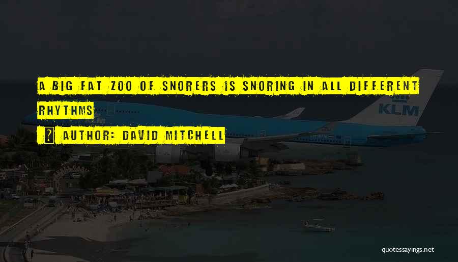 Snoring Quotes By David Mitchell