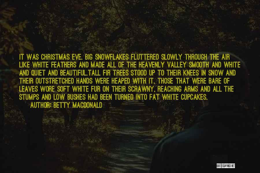 Snow And Christmas Quotes By Betty MacDonald
