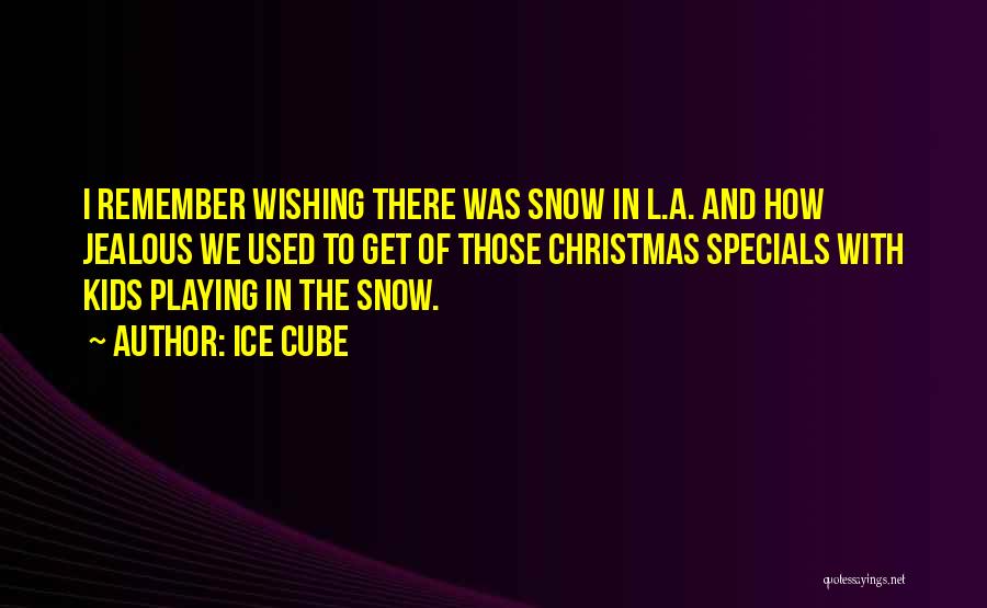 Snow And Christmas Quotes By Ice Cube