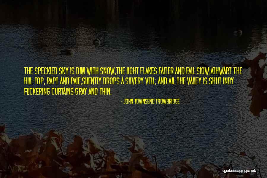 Snow And Light Quotes By John Townsend Trowbridge Snow And Light Quotes By John Townsend Trowbridge