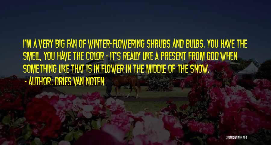 Snow And Winter Quotes By Dries Van Noten