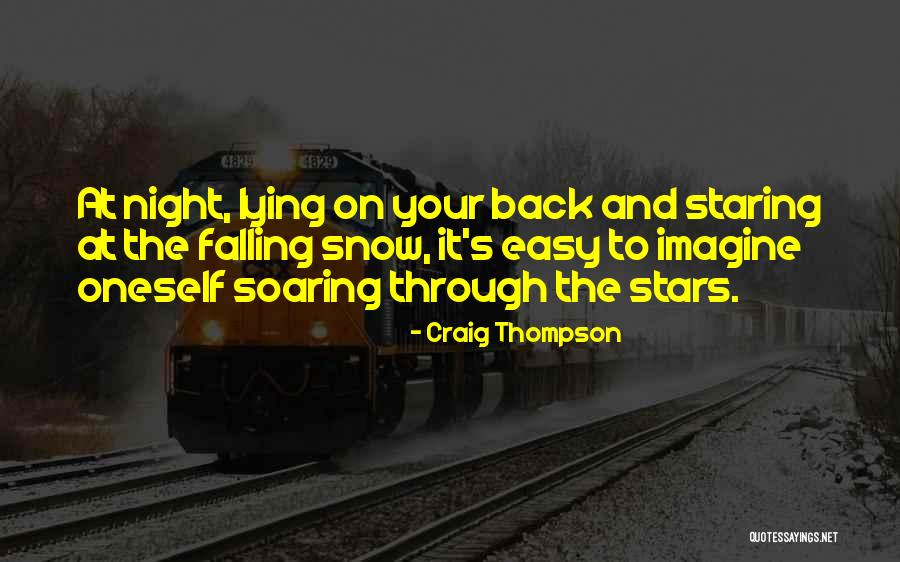 Snow At Night Quotes By Craig Thompson Snow At Night Quotes By Craig Thompson