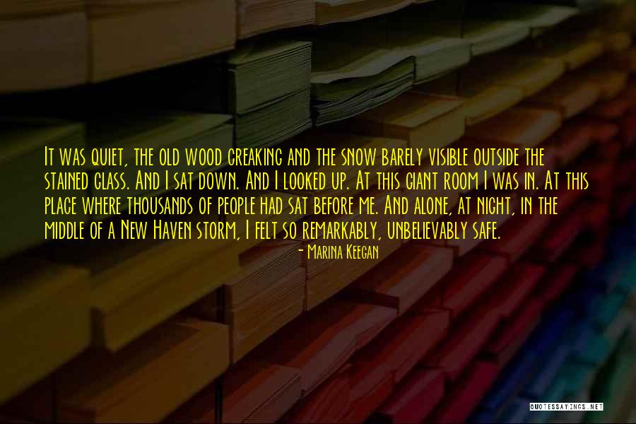 Snow At Night Quotes By Marina Keegan Snow At Night Quotes By Marina Keegan