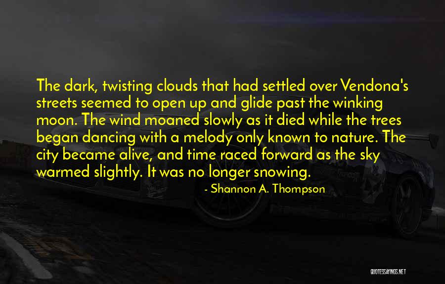 Snow Dark Sky Quotes By Shannon A. Thompson Snow Dark Sky Quotes By Shannon A. Thompson