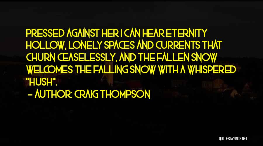 Snow Falling Quotes By Craig Thompson