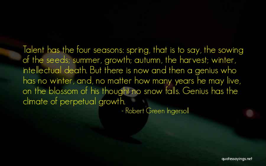 Snow Falls Quotes By Robert Green Ingersoll Snow Falls Quotes By Robert Green Ingersoll