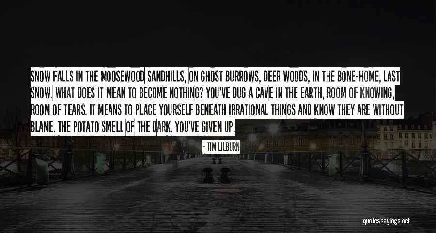 Snow Falls Quotes By Tim Lilburn Snow Falls Quotes By Tim Lilburn