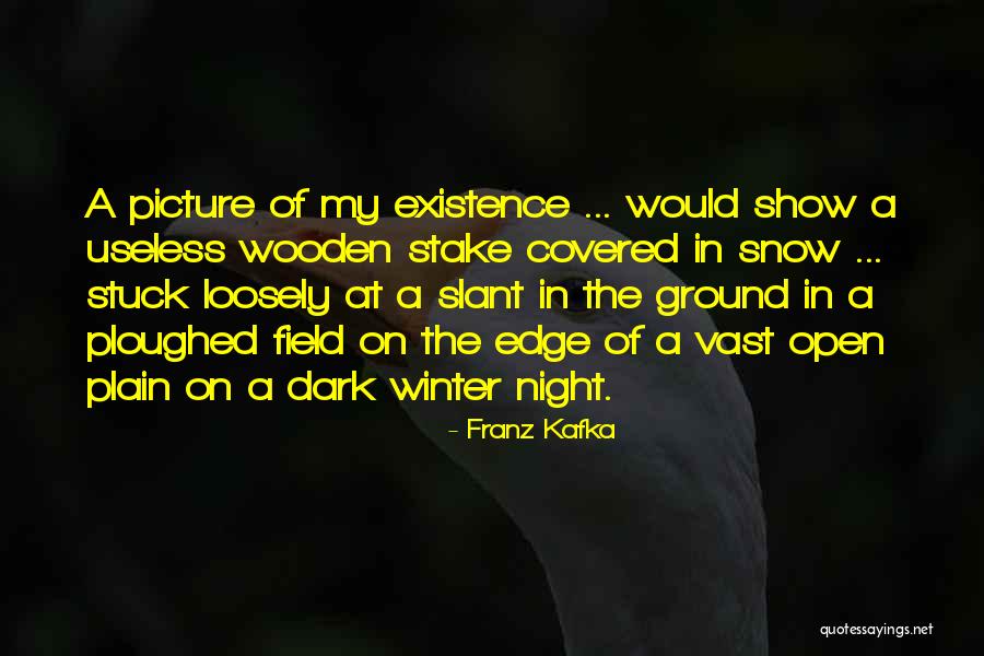 Snow Field Quotes By Franz Kafka Snow Field Quotes By Franz Kafka