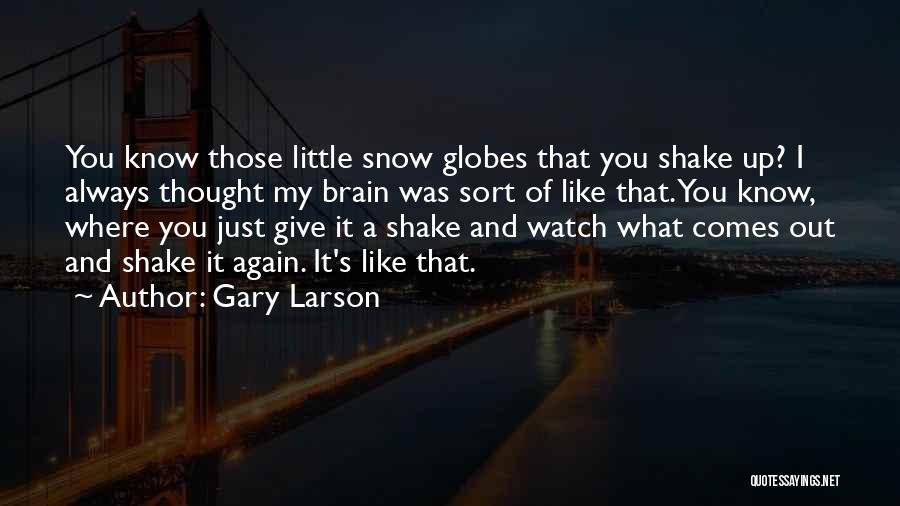 Snow Globes Quotes By Gary Larson