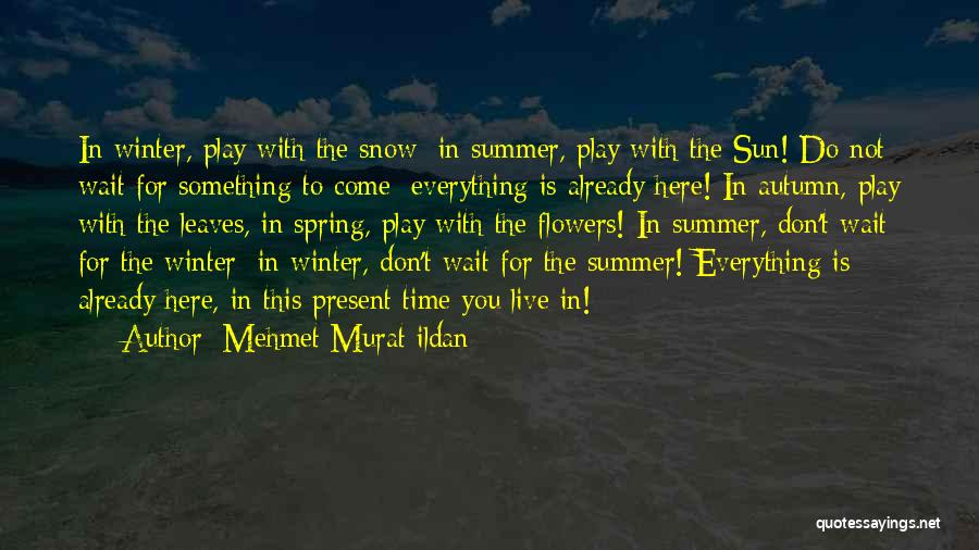 Snow In Spring Quotes By Mehmet Murat Ildan