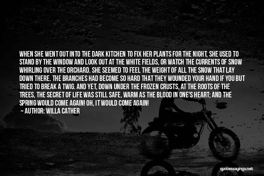 Snow In Spring Quotes By Willa Cather